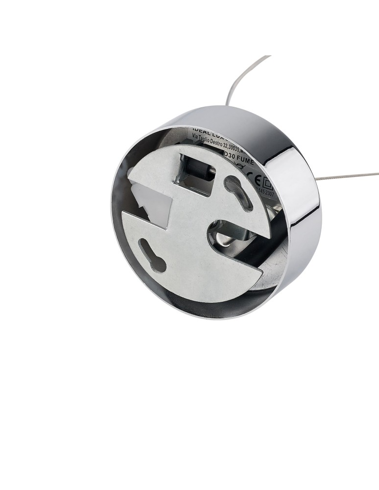 Ideal Lux Lampa Wisząca NEMO SP1 D30 CROMO SFUMATO Chrom 149592
