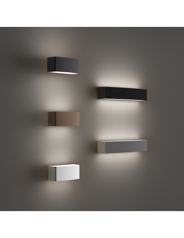 Ideal Lux Lampa Ścienna ANDROMEDA AP2 GRIGIO Szary 163543