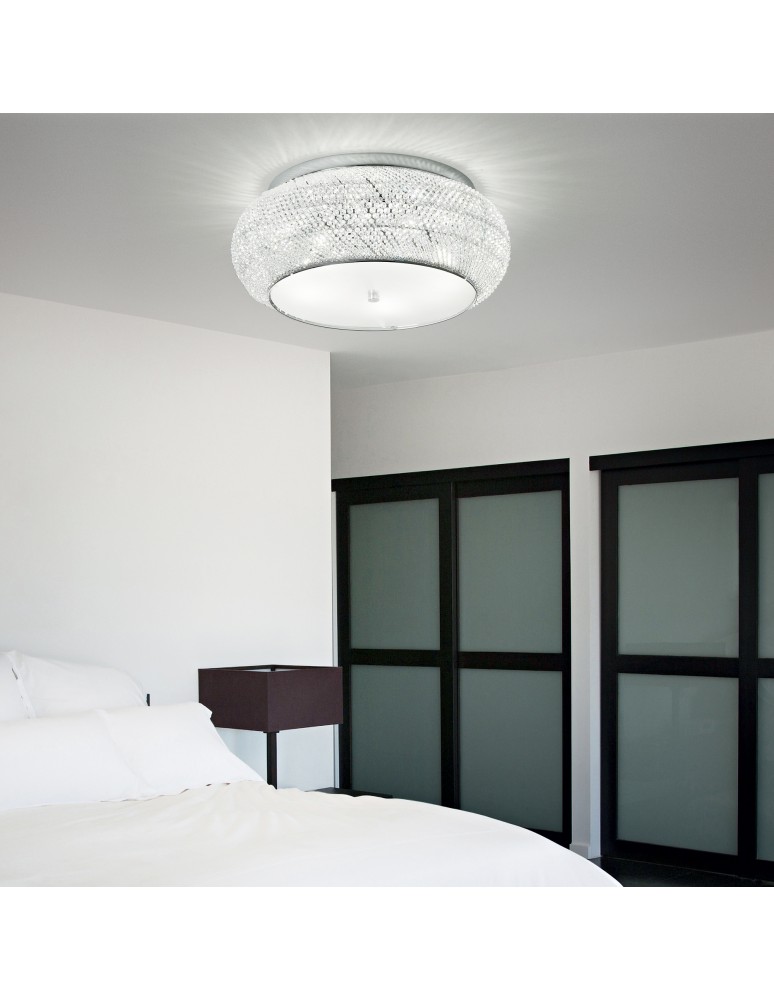 Ideal Lux Lampa Sufitowa PASHA' PL14 ORO Złoty 165004