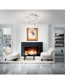 Ideal Lux Lampa Sufitowa CARLTON PL8 CROMO Chrom 168920 - produkt 2