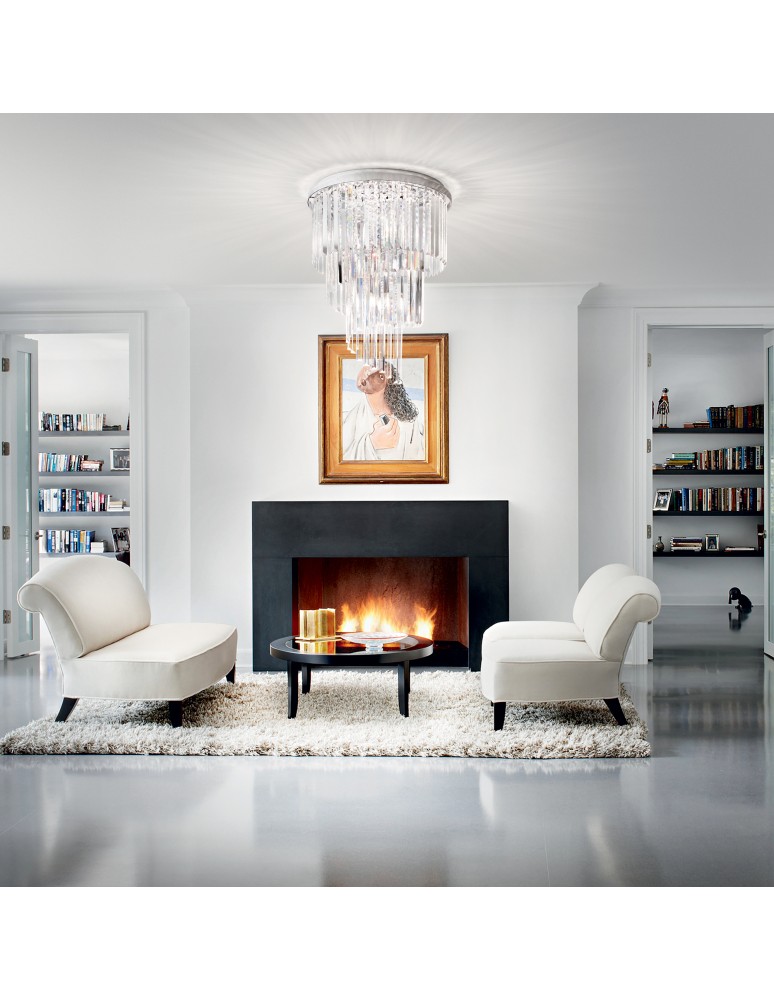 Ideal Lux Lampa Sufitowa CARLTON PL12 CROMO Chrom 168937