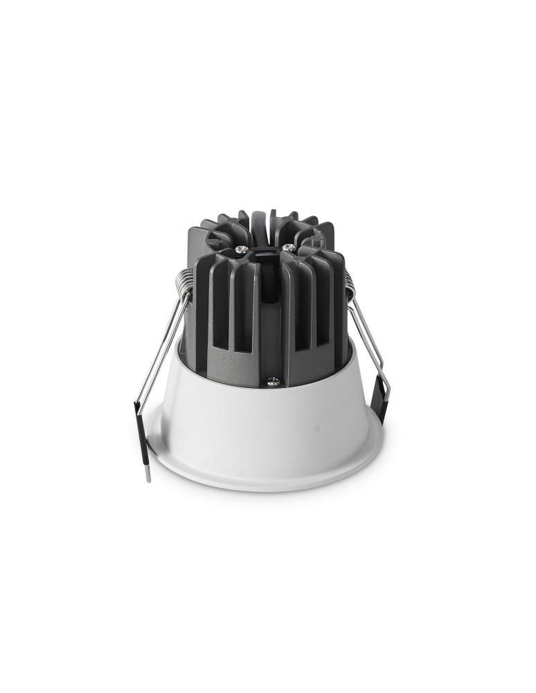 Lampy podtynkowe LED - Ideal Lux Lampa Wpuszczana GAME TRIM ROUND 11W 3000K BI BI Biały 192291 - produkt kolory-swiatla.pl 8