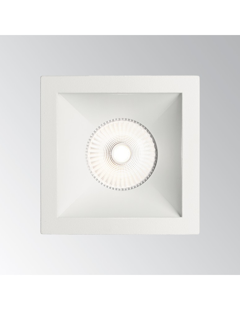 LED flush-mounted lamps - Ideal Lux Lampa Wpuszczana GAME TRIM SQUARE 11W 3000K BI BI Biały 192376 - product kolory-swiatla.pl 4