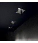 Lampy podtynkowe LED - Ideal Lux Lampa Wpuszczana GAME TRIM SQUARE 11W 3000K NE NE Czarny 192383 - produkt 4