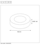 Hermetic plafonds - Lucide BRICE-LED LED Ceiling Black 28116/30/30 - product 7