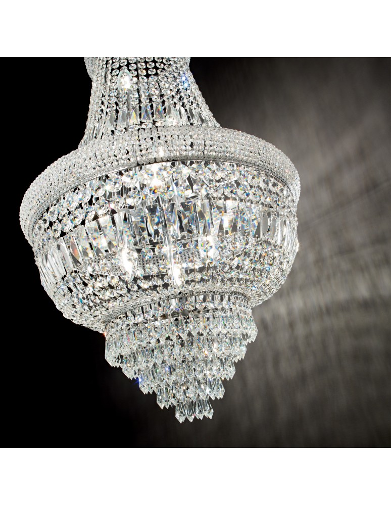 Ideal Lux Lampa Wisząca DUBAI SP10 CROMO Chrom 215969