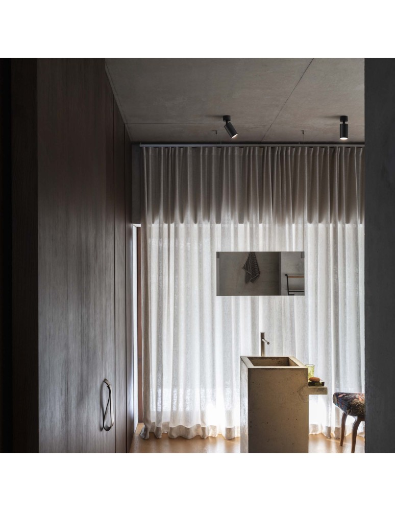 Adjustable ceiling lamps - spots - Ideal Lux Lampa Ścienna DYNAMITE AP1 ROUND NERO Czarny 231471 - product kolory-swiatla.pl 3