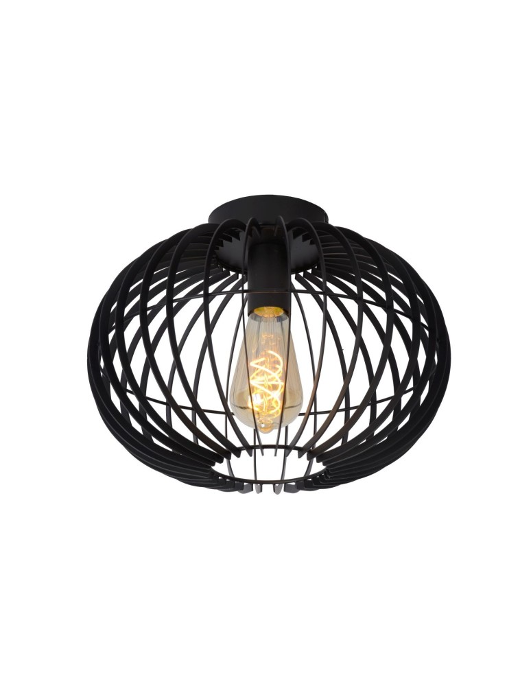Ceiling lamps - Lucide REDA Ceiling 1xE27 black 78199/01/30 - product kolory-swiatla.pl 1