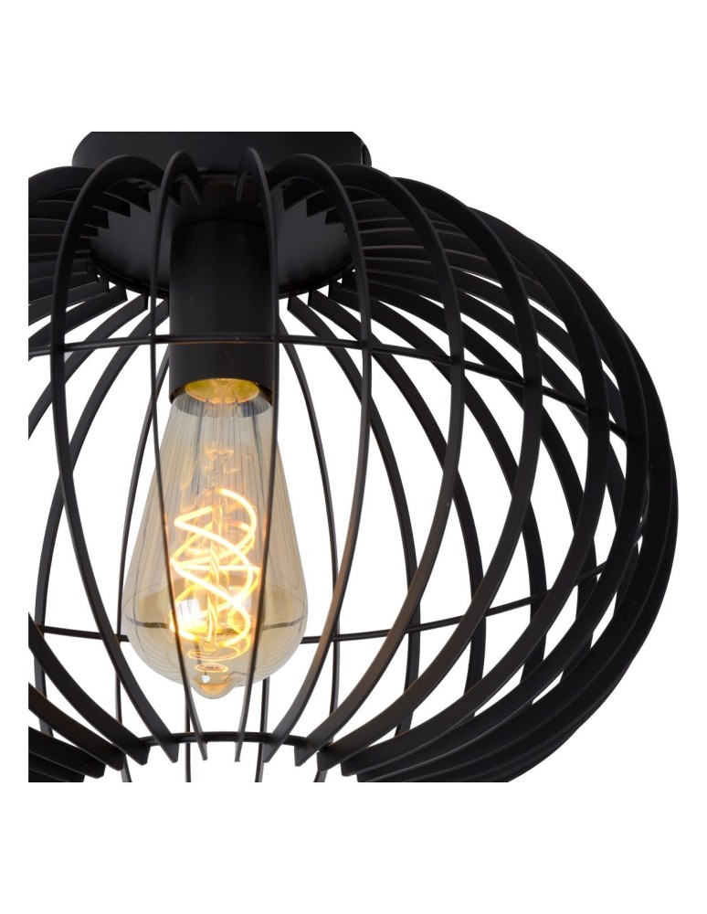 Ceiling lamps - Lucide REDA Ceiling 1xE27 black 78199/01/30 - product kolory-swiatla.pl 12