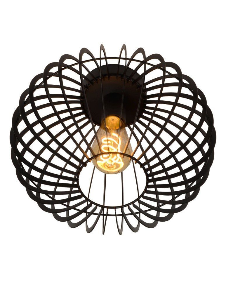 Ceiling lamps - Lucide REDA Ceiling 1xE27 black 78199/01/30 - product kolory-swiatla.pl 14
