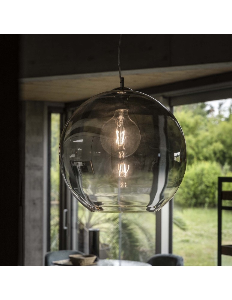 Ideal Lux Lampa Wisząca NEMO SP1 D40 CROMO SFUMATO Chrom 250359 Ideal Lux Lampa Wisząca NEMO SP1 D40 CROMO SFUMATO Chrom 250359