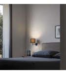 Ideal Lux Lampa Ścienna SET UP MAP1 NERO Czarny 259772