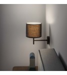 Ideal Lux Lampa Ścienna SET UP MAP1 NERO Czarny 259772