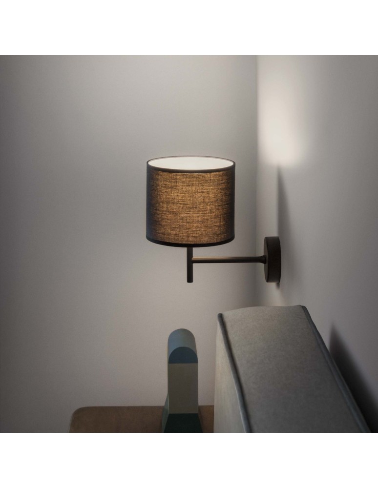 Ideal Lux Lampa Ścienna SET UP MAP1 NERO Czarny 259772