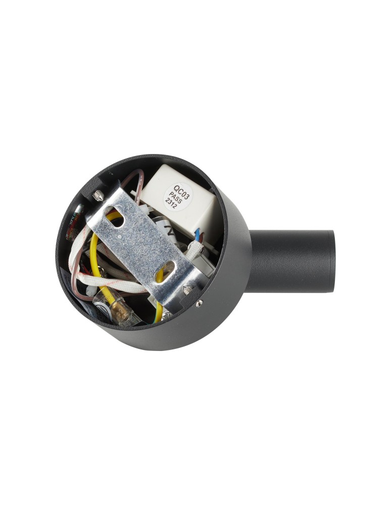 Ideal Lux Lampa Ścienna BEAN AP ROUND NERO Czarny 260617