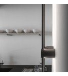 Ideal Lux Lampa Ścienna ESSENCE AP ROUND D075 LUCE IND. NERO 3000K Czarny 265643