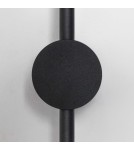 Ideal Lux Lampa Ścienna ESSENCE AP ROUND D075 LUCE IND. NERO 3000K Czarny 265643