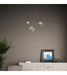 Ideal Lux Lampa Wisząca EQUINOXE SP1 D20 OTTONE Mosiądz 277387