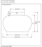 Ceiling lamps - Lucide JUDI Ceiling 1xE27 grey black 45177/30/65 - product 9