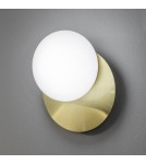 Ideal Lux Lampa Ścienna NINFEA AP1 OTTONE Mosiądz 293646 Ideal Lux Lampa Ścienna NINFEA AP1 OTTONE Mosiądz 293646