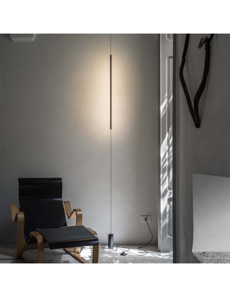 Ideal Lux Lampa Podłogowa ESSENCE PT A SOSPENSIONE ROUND NERO 3000K Czarny 301068