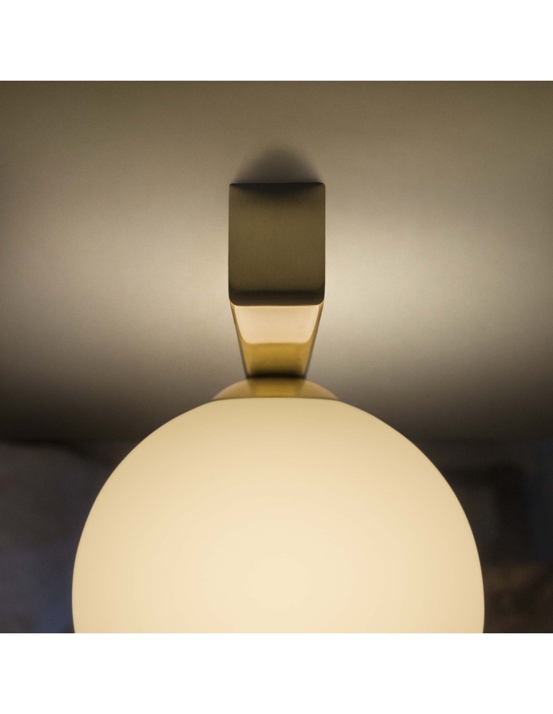 Ideal Lux Lampa Ścienna BINOMIO AP1 OTTONE Mosiądz 311319 Ideal Lux Lampa Ścienna BINOMIO AP1 OTTONE Mosiądz 311319
