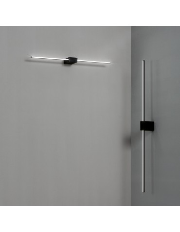 Ideal Lux Lampa Ścienna ESSENCE AP SQUARE D115 LUCE DIR. NERO 3000K Czarny 311784 - product 2