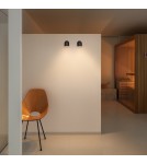 Ideal Lux Lampa Ścienna DODO AP1 NERO Czarny 314099