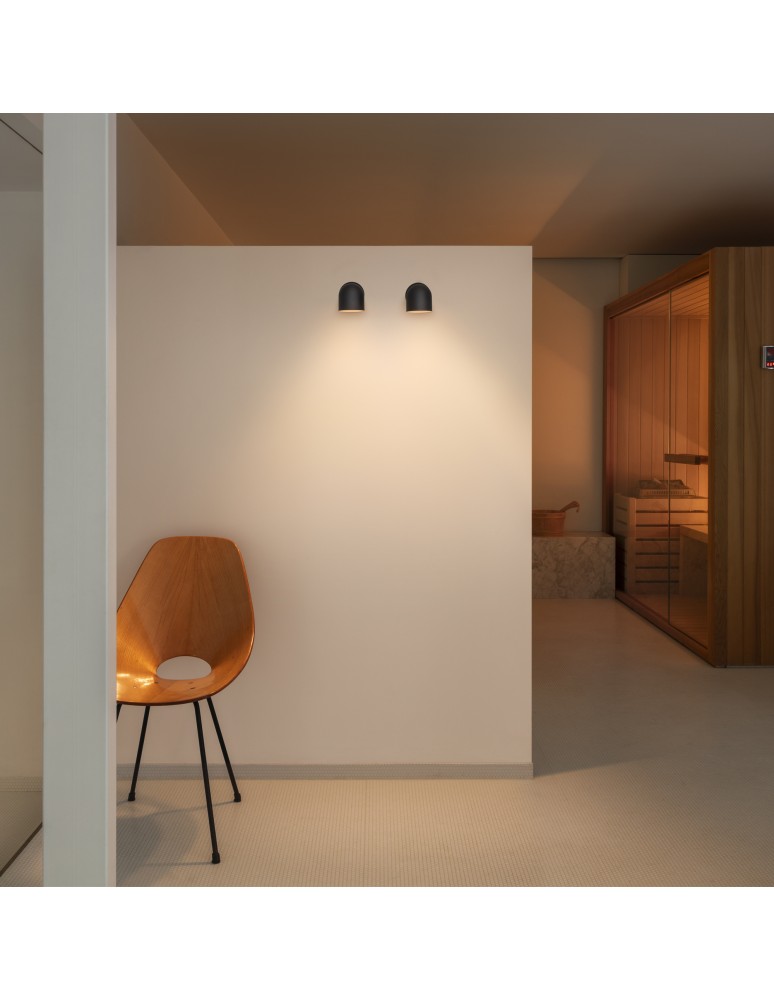 Ideal Lux Lampa Ścienna DODO AP1 NERO Czarny 314099