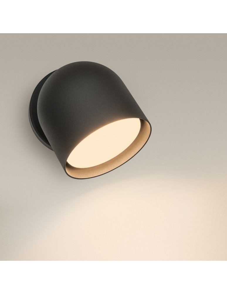 Ideal Lux Lampa Ścienna DODO AP1 NERO Czarny 314099