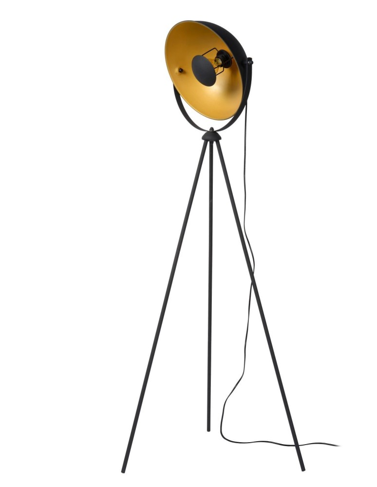 Tripod floor lamps - Lucide ALVARO Floor lamp 1xE27 black 05730/01/30 - product kolory-swiatla.pl 8