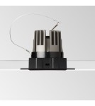 Frameless flush-mounted lamps - trimless - Ideal Lux Lampa Wpuszczana GAME TRIMLESS SQUARE 11W 3000K NE Czarny 319674 - product 8