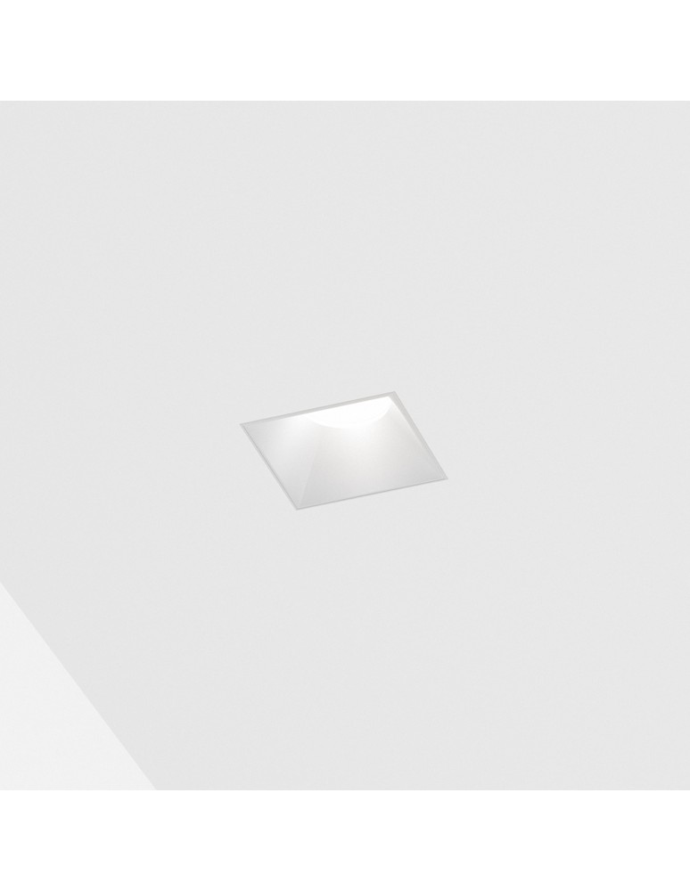 Frameless flush-mounted lamps - trimless - Ideal Lux Lampa Wpuszczana GAME TRIMLESS SQUARE 11W 3000K BI Biały/Czarny 319681 - product kolory-swiatla.pl 5