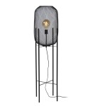 Loft floor lamps - industrial - Lucide MESH Floor lamp 1xE27 black 45785/01/30 - product 1