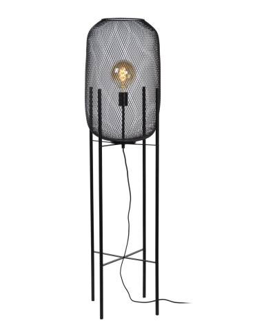 Lucide MESH  Podłogowa 1xE27 czarny 45785/01/30