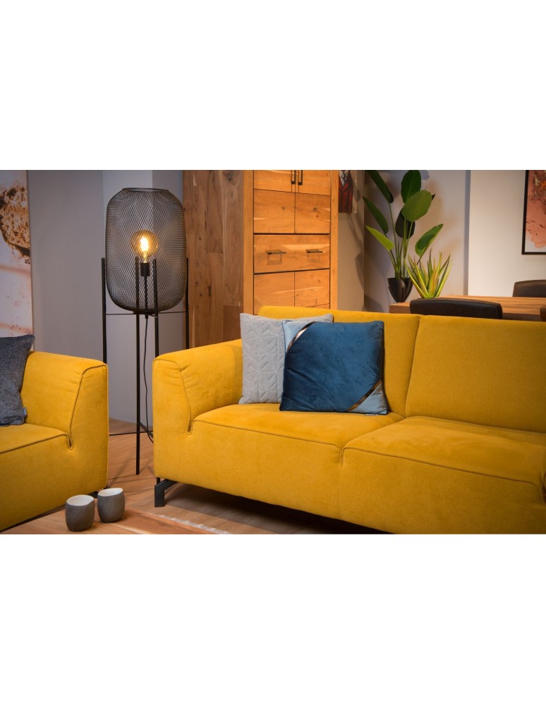 Loft floor lamps - industrial - Lucide MESH Floor lamp 1xE27 black 45785/01/30 - product kolory-swiatla.pl 10