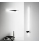 Ideal Lux Lampa Ścienna ESSENCE AP ROUND D115 LUCE IND. NERO 4000K Czarny 341026