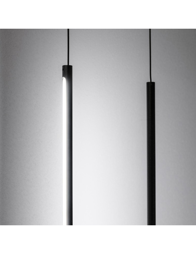 Ideal Lux Lampa Podłogowa ESSENCE PT A SOSPENSIONE ROUND NERO 2700K Czarny 341125