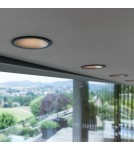 Ideal Lux Lampa Wpuszczana GAME TRIM ROUND 20W 3000K NE OR Czarny/Złoty 341415