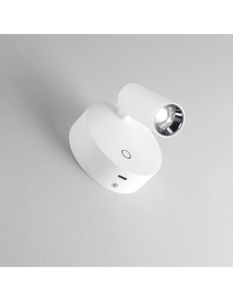Ideal Lux Lampa Ścienna ELF AP BIANCO Biały 347479