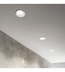 LED flush-mounted lamps - Ideal Lux Lampa Wpuszczana GAME TRIM ROUND 5.5W 3000K BI OR Biały/Złoty 349084 - product 2