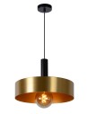 Lucide GIADA Pendant 1xE27 satin brass black 30472/40/02