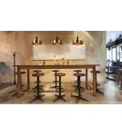 Brass-colored pendant lamps - Lucide GIADA Pendant 1xE27 satin brass black 30472/40/02 - product 11