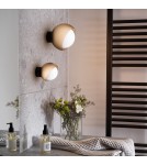 Ideal Lux Lampa Ścienna BLOOM AP1 D12 NERO Czarny 366548