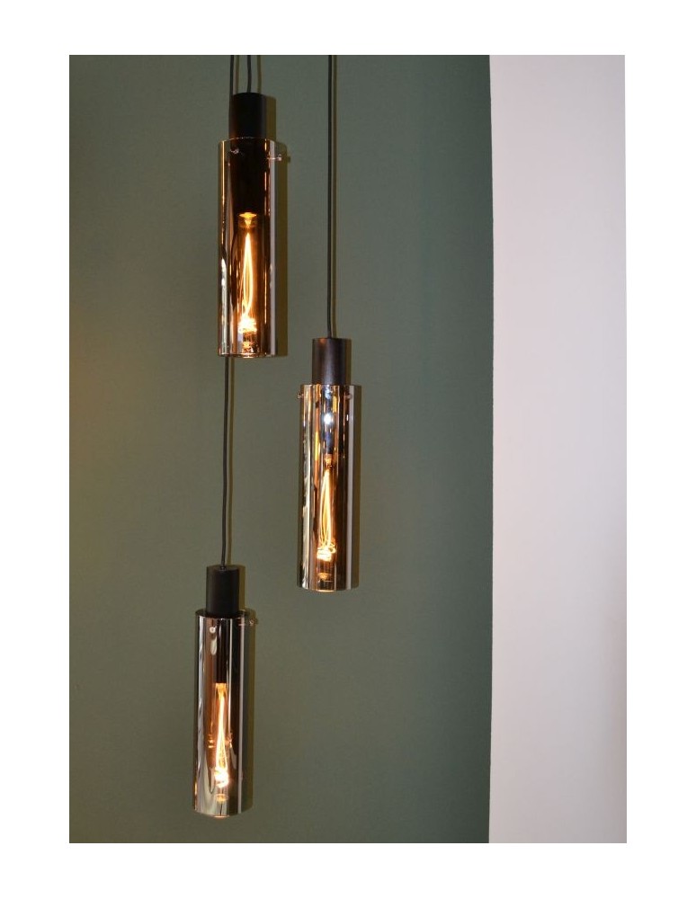 Lucide ORLANDO Pendant 3xE27 grey 74404/13/65