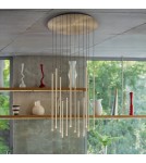 Ideal Lux Lampa Wisząca LOOK LED SP8 ROUND DROP D16 ON-OFF NE 3000K Czarny 371177 Ideal Lux Lampa Wisząca LOOK LED SP8 ROUND DROP D16 ON-OFF NE 3000K Czarny 371177