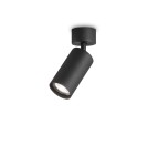 Adjustable ceiling lamps - spots - Ideal Lux Lampa Ścienna DYNAMITE AP1 ROUND NERO Czarny 231471 - product 1