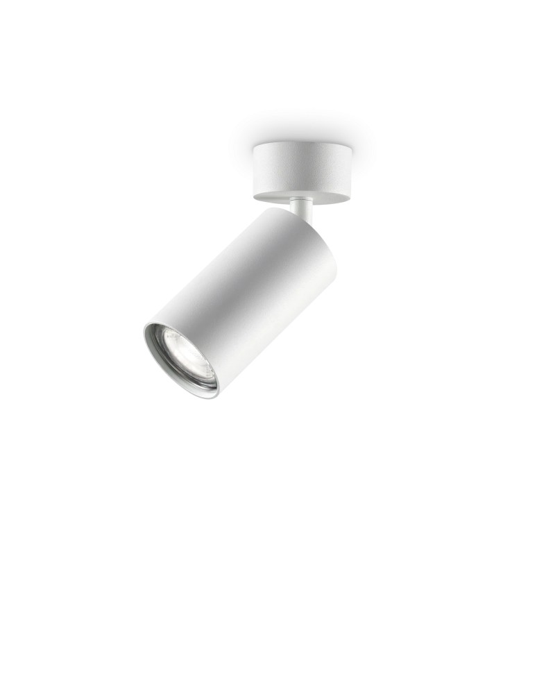 Adjustable ceiling lamps - spots - Ideal Lux Lampa Ścienna DYNAMITE AP1 ROUND BIANCO Biały 231495 - product kolory-swiatla.pl 1