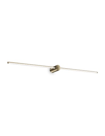 Ideal Lux Lampa Ścienna ESSENCE AP ROUND D115 LUCE A 45Â° OTTONE 3000K Mosiądz 327785