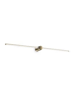Ideal Lux Lampa Ścienna ESSENCE AP ROUND D115 LUCE A 45Â° OTTONE 3000K Mosiądz 327785